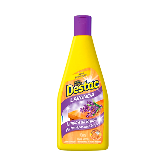 Lustra Móveis Destac Lavanda 200ml